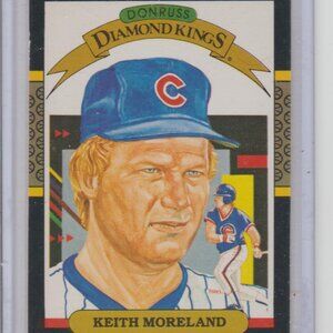 RARE & Vintage Keith Moreland 1987 Donruss Diamond Kings Collectible Card